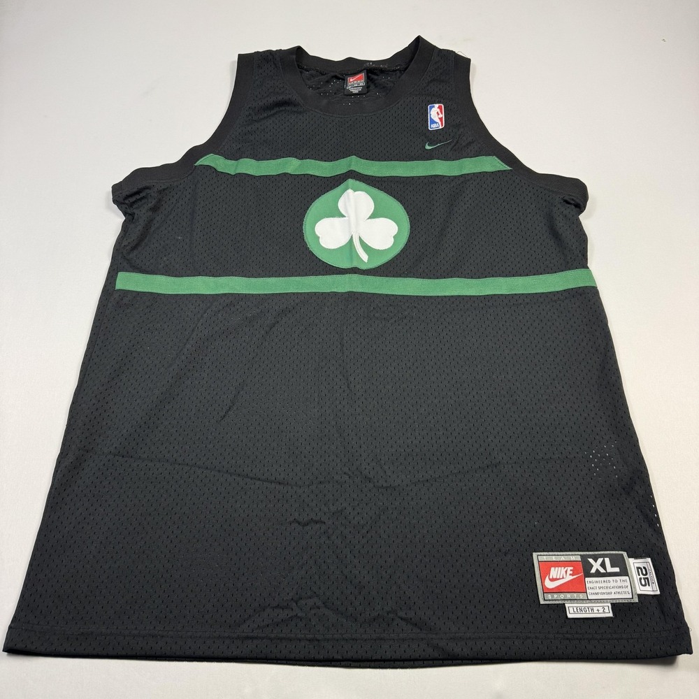 Nike Paul Pierce #34 Vintage Boston Celtics Jersey Mens XL Black NBA Basketball